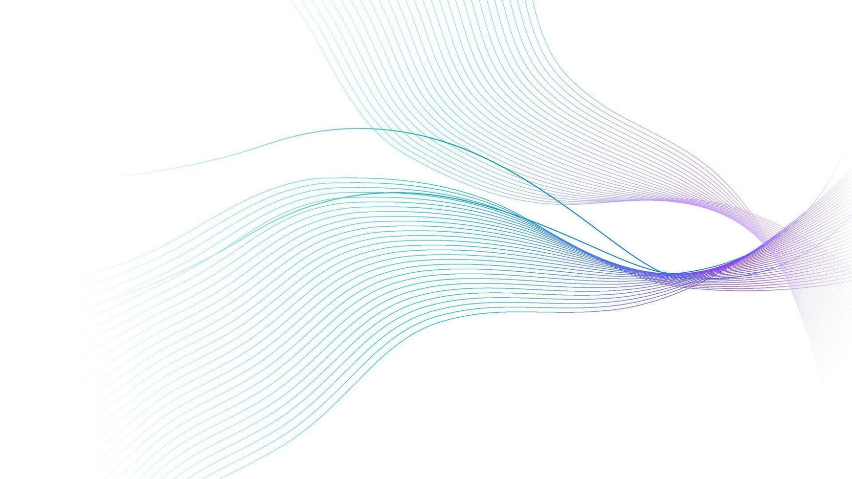 Abstract background with blue and purple waves. illustration for your design. vector