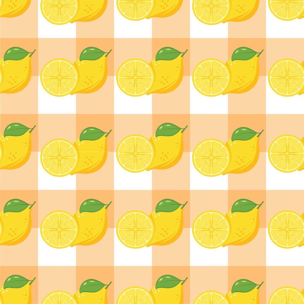 seamless pattern with lemon for gift wrapping, greeting cards, decorations for special occasions and wallpaper design vector