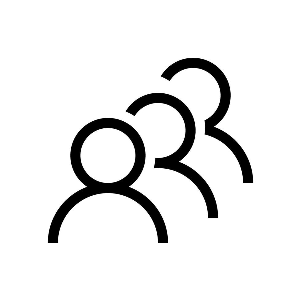People Icon . People Icon Sign. Flat design style eps 10 vector