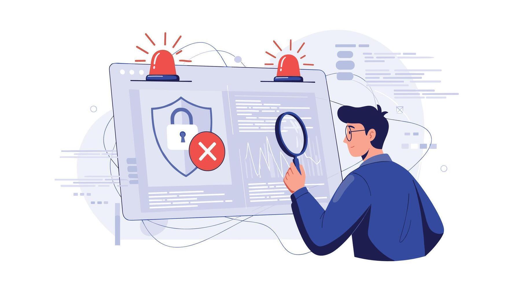 Cybersecurity and Data Protection The Crucial Role of Digital Security Vulnerability Management vector