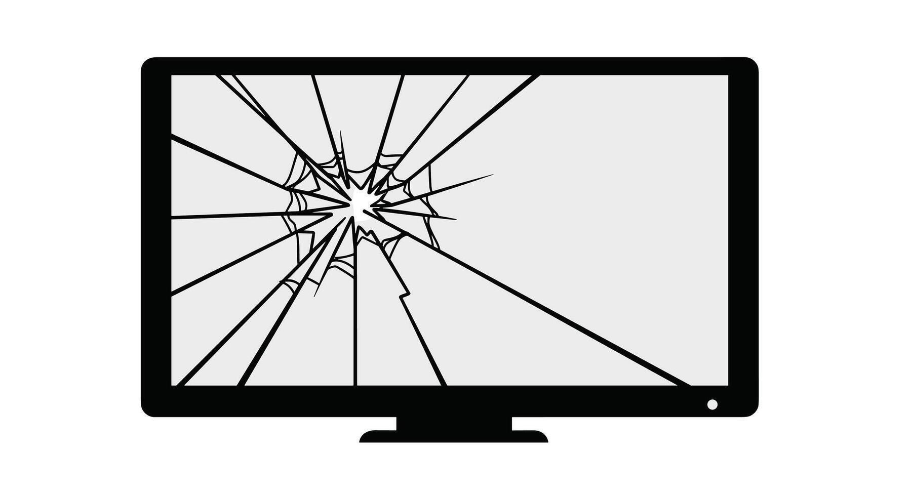 Navigating Screen Catastrophes A Comprehensive Guide to Repairing Cracked Television Monitors and Prevention Tips vector