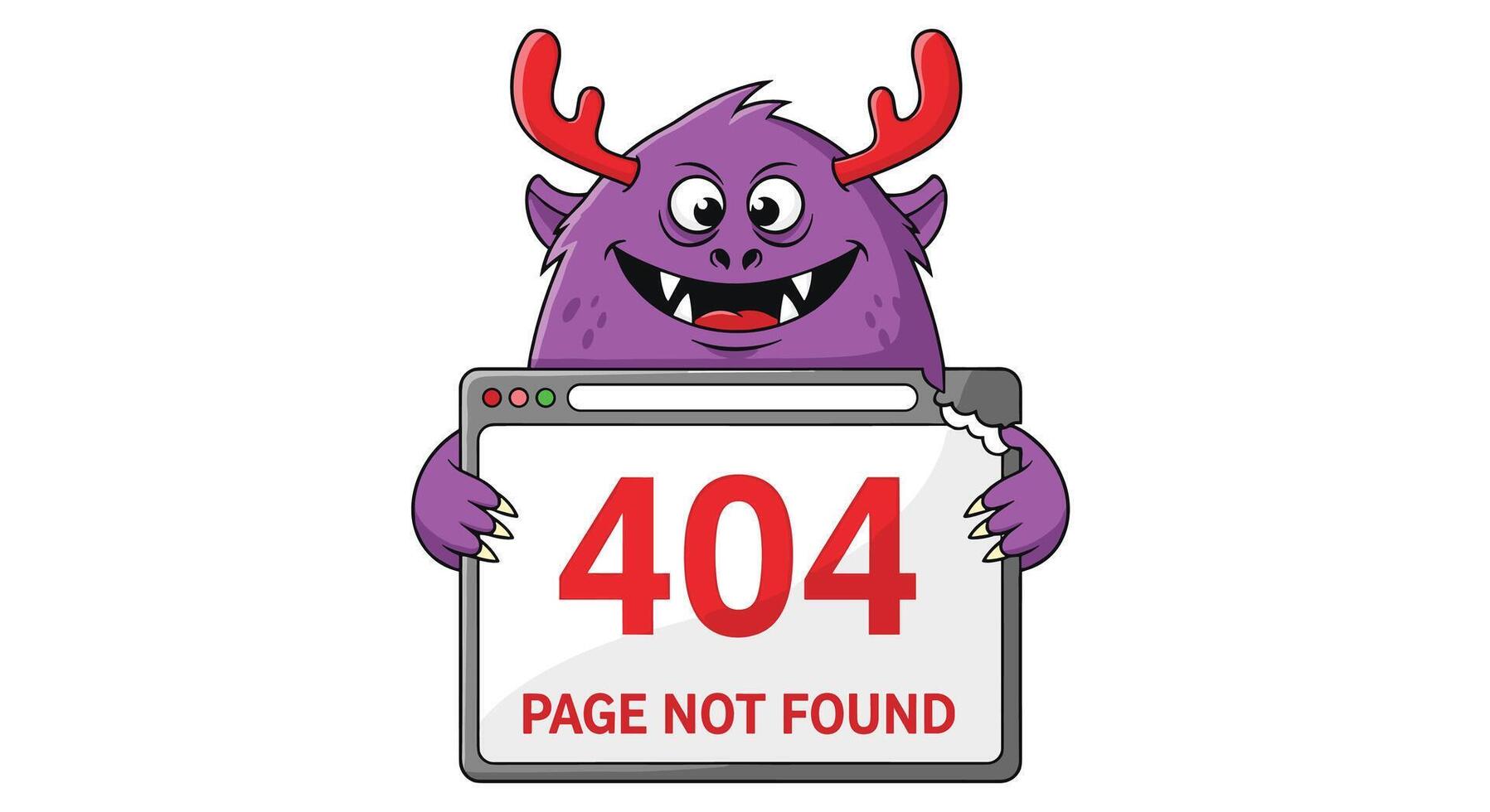 Navigating the Digital Wilderness Error 404 Page Not Found Internet Challenges Ahead vector
