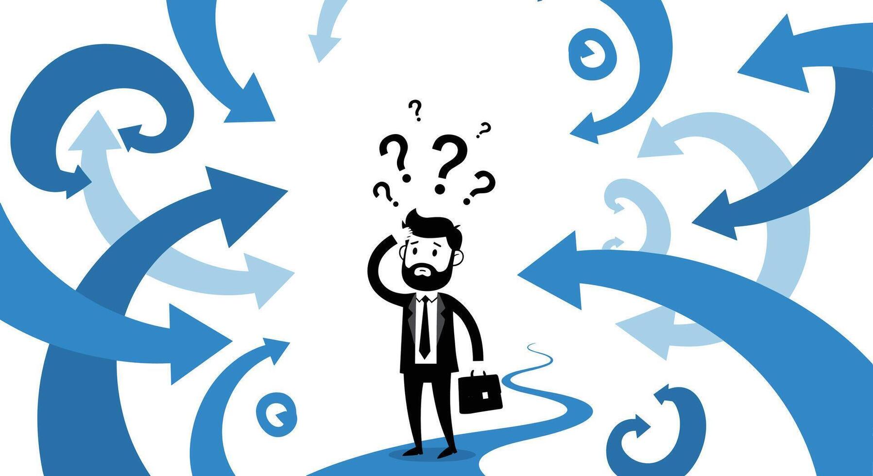 Navigating Life's Crossroads A Guide to Making Tough Decisions with Confidence and Clarity vector