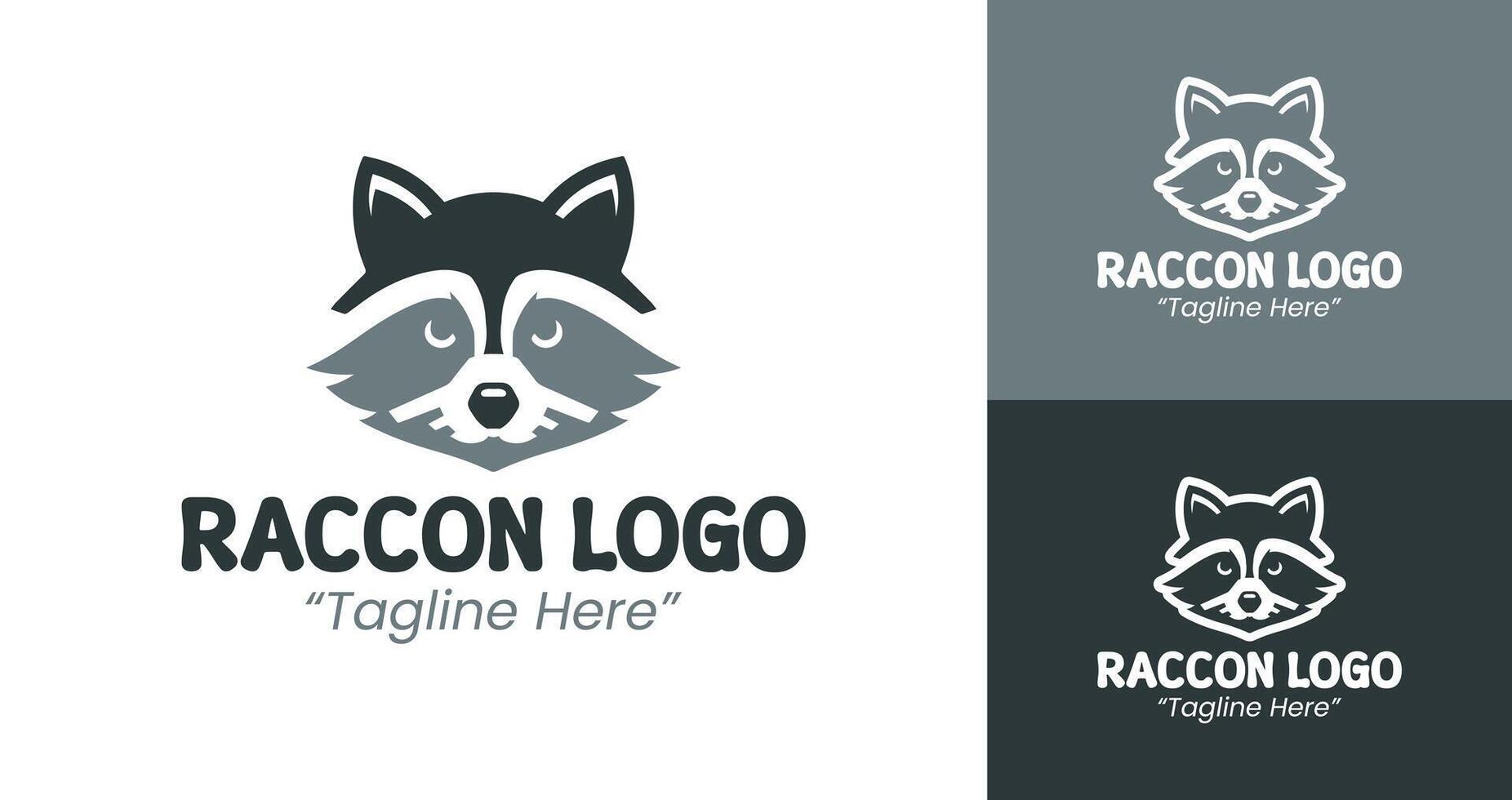 Creative and Professional Raccoon Logo Design for Business Branding vector