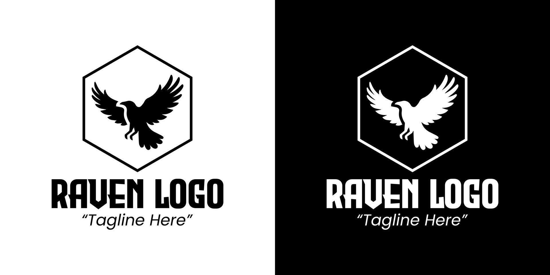 Creative and Professional Raven Logo Design for Business Branding vector