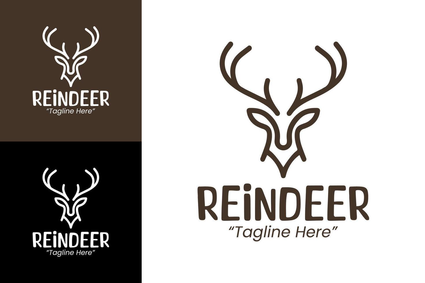 Creative Reindeer Logo Design for Corporate Branding and Marketing vector