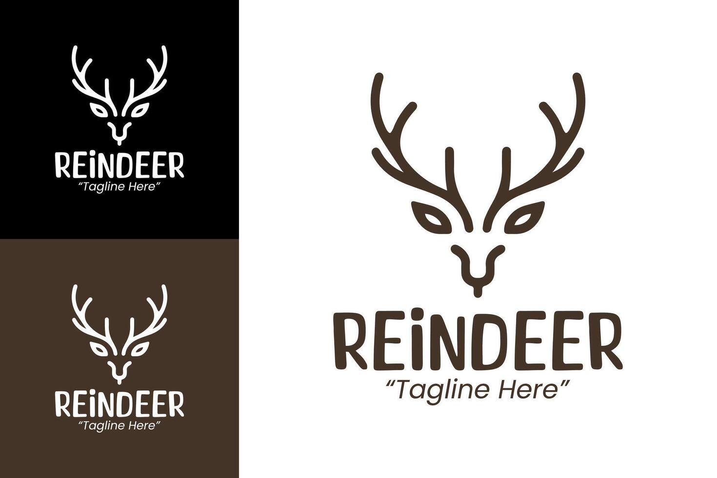 Professional Reindeer Logo Design for Business Branding and Marketing vector