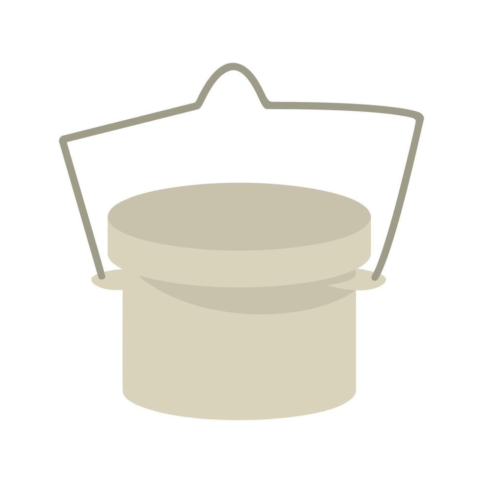 Camping Pot Flat Icon Illustration vector