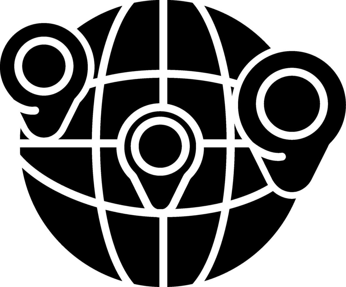 Geolocalization GPS Tracking Icon vector