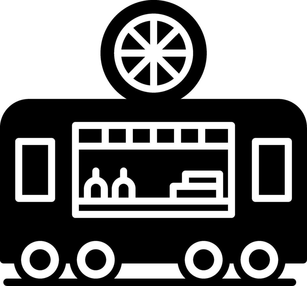 Parked Food Truck Service vector