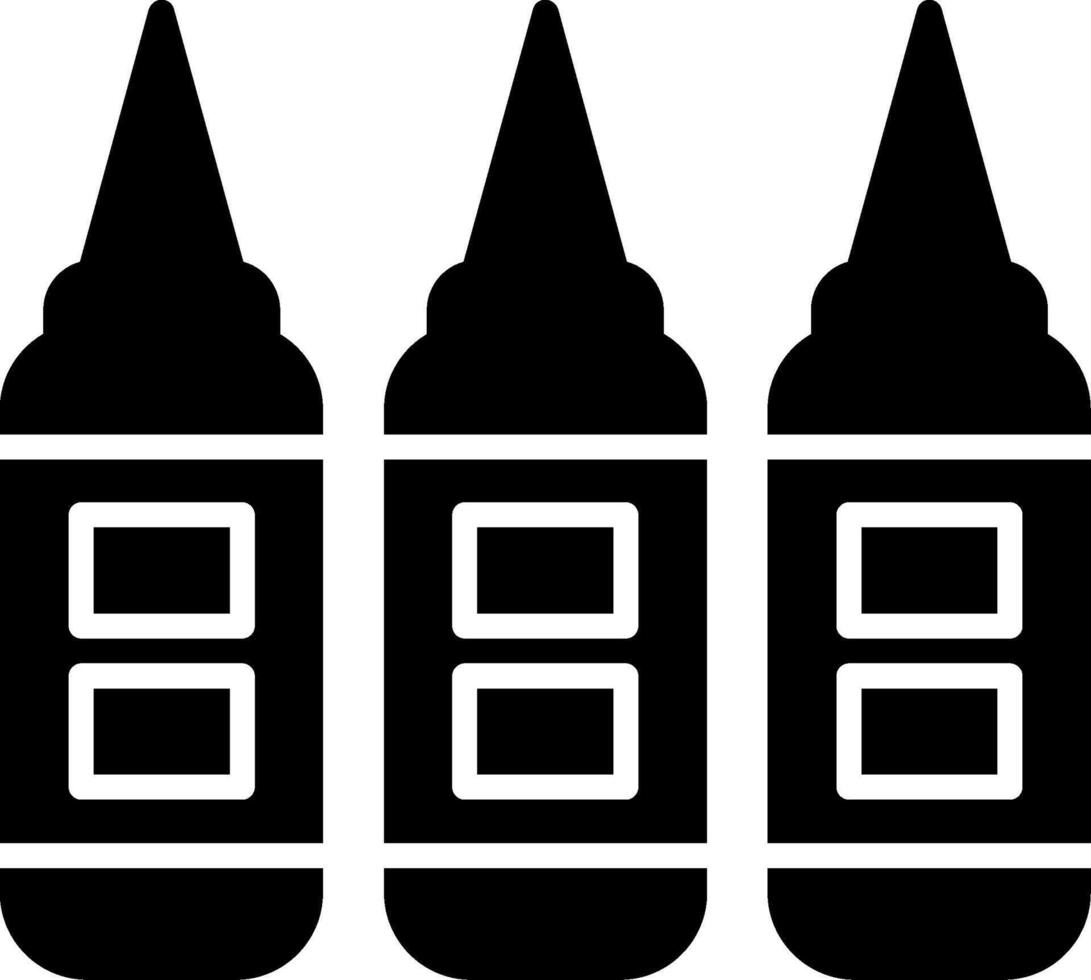 Squeeze Bottle Sauces Set vector