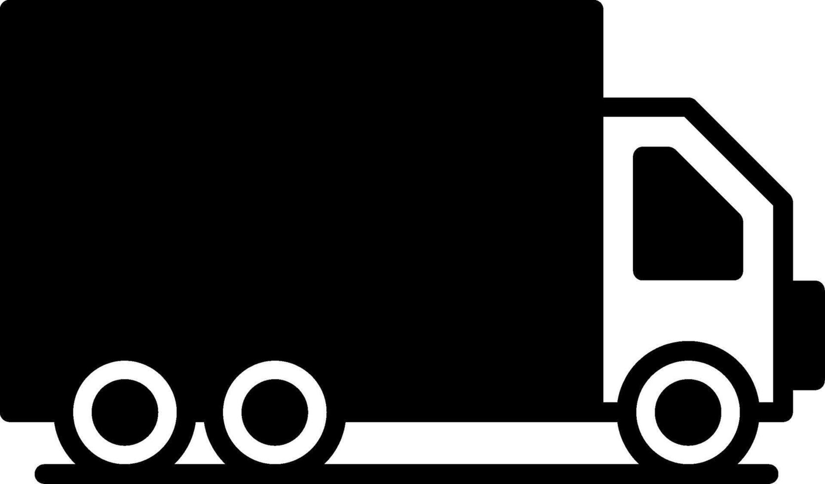 Generic Service Truck Icon vector