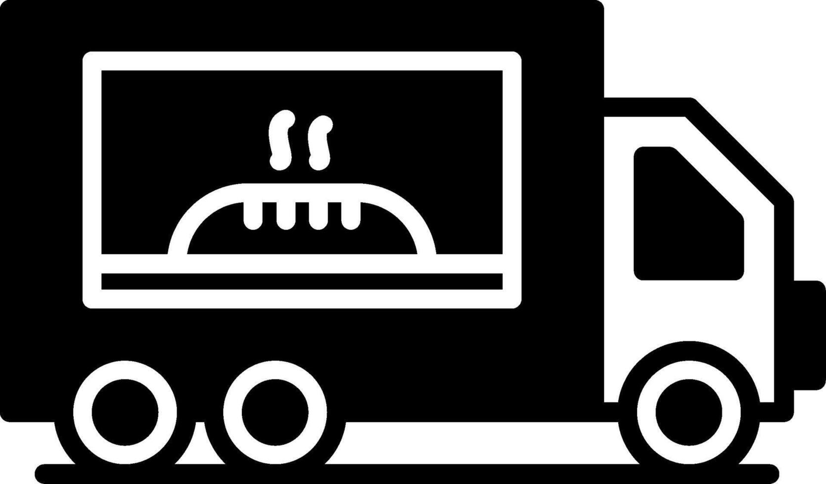 Bakery Truck with Pastries vector