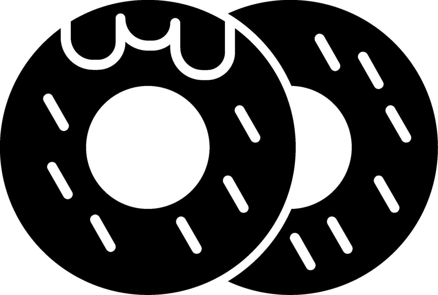 Donuts with Sprinkles Stack vector