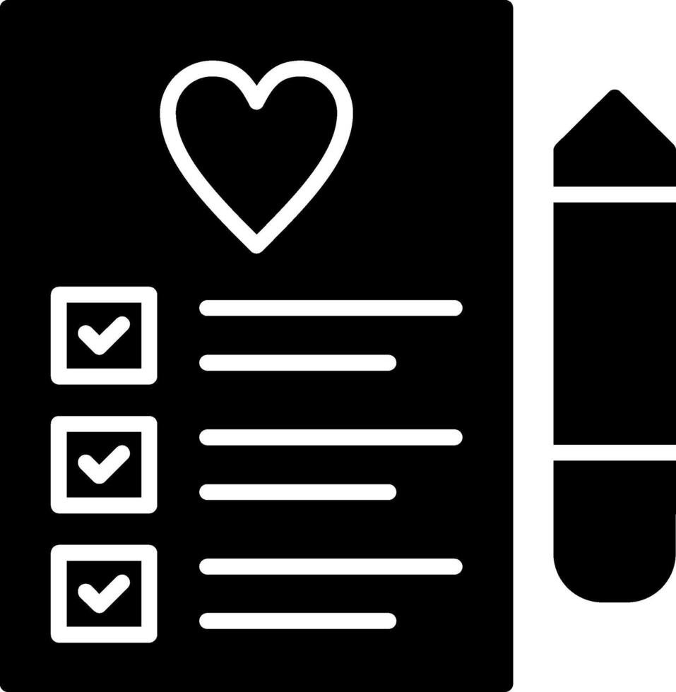 Wishlist Heart Icon vector