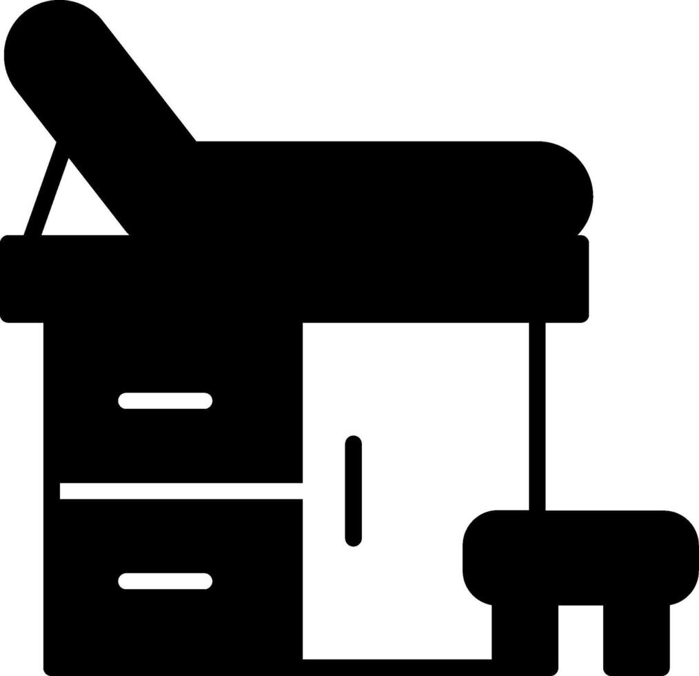 Patient Examination Table vector
