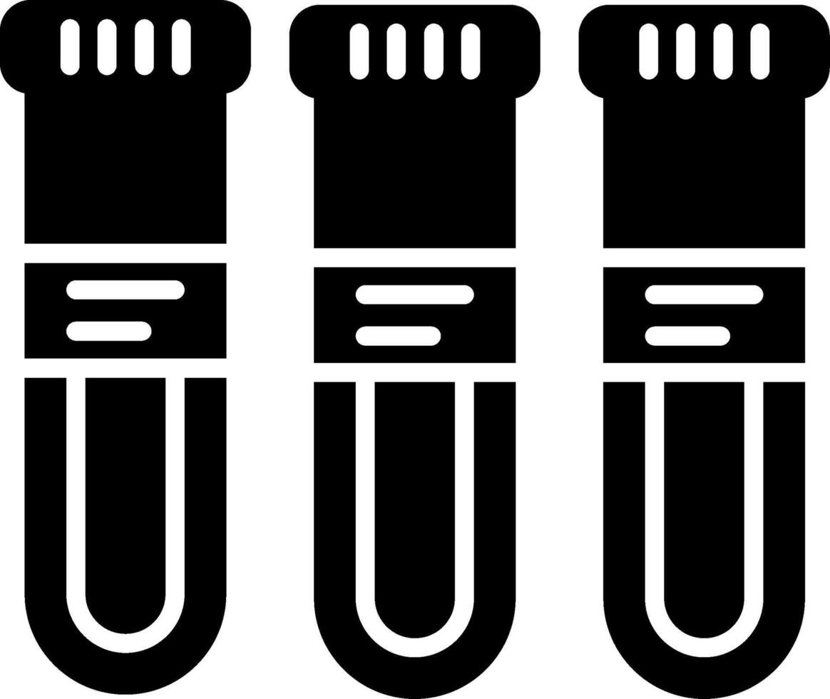 Blood Collection Vials Set vector