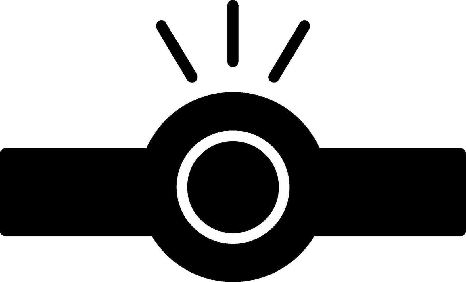 Surgical Head Lamp Light vector
