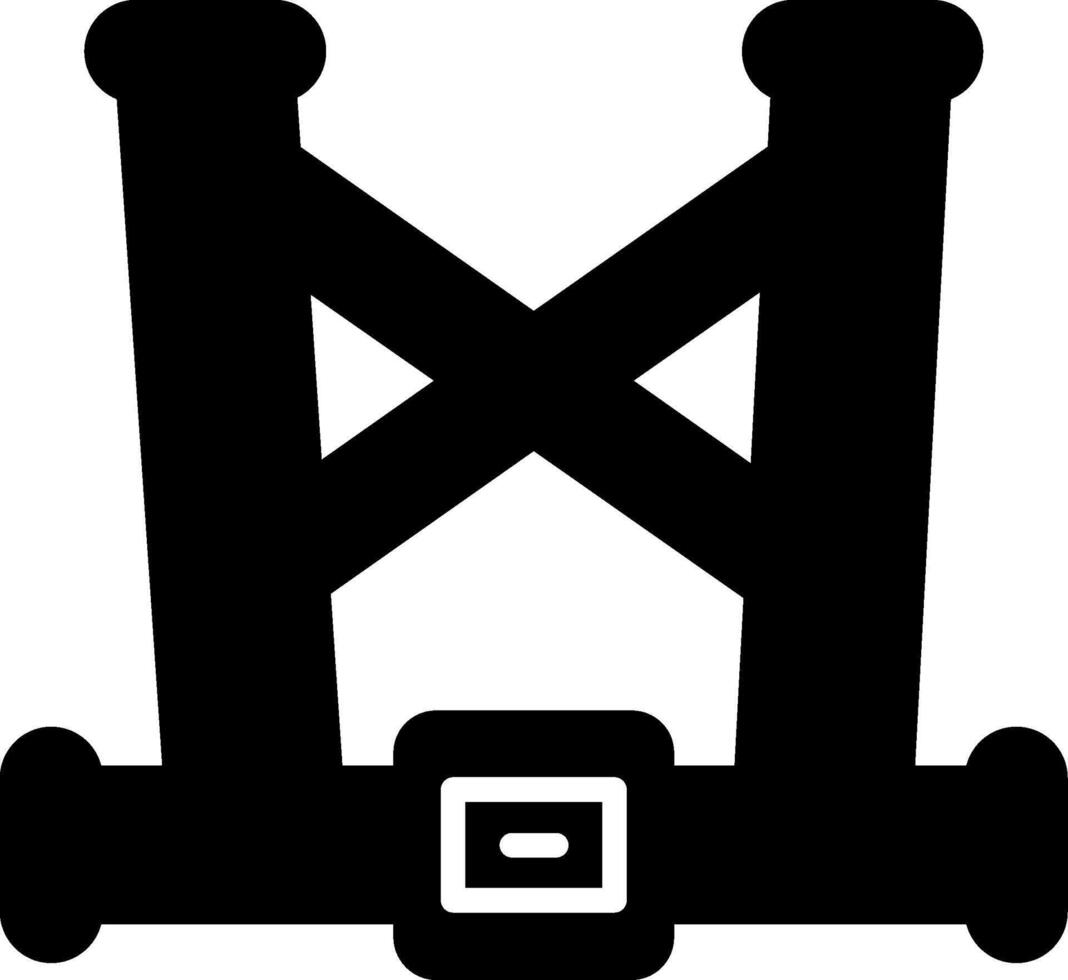 Safety Climbing Harness Gear Set vector