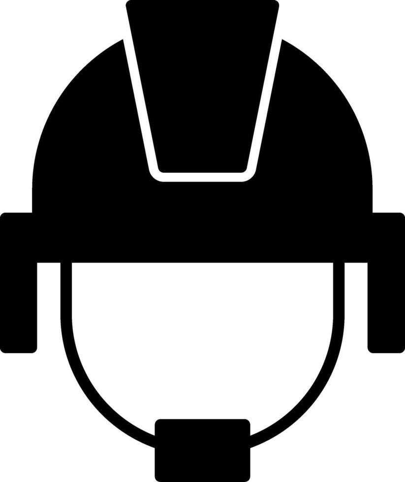 Safety Helmet for Alpine Climbing vector