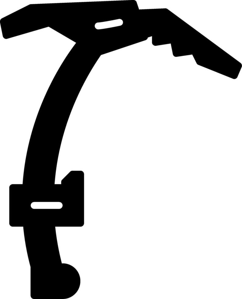 Winter Climb Ice Axe Equipment vector