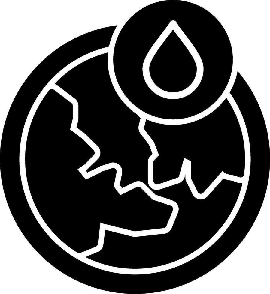 Worldwide Clean Water Crisis Symbol vector