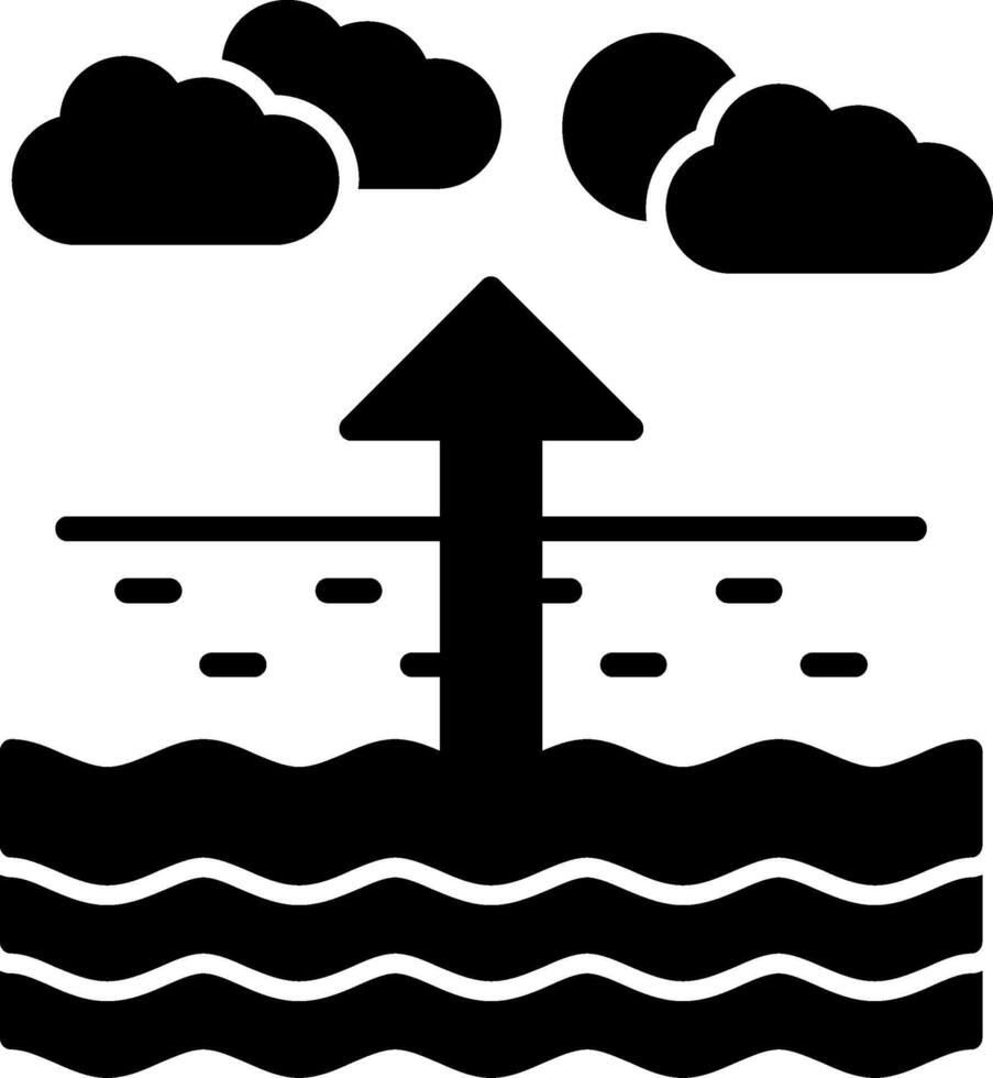 Monitored Ground Water Level Indicator vector