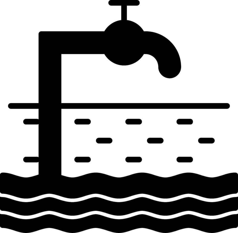 Electric Powered Water Extraction Pump vector