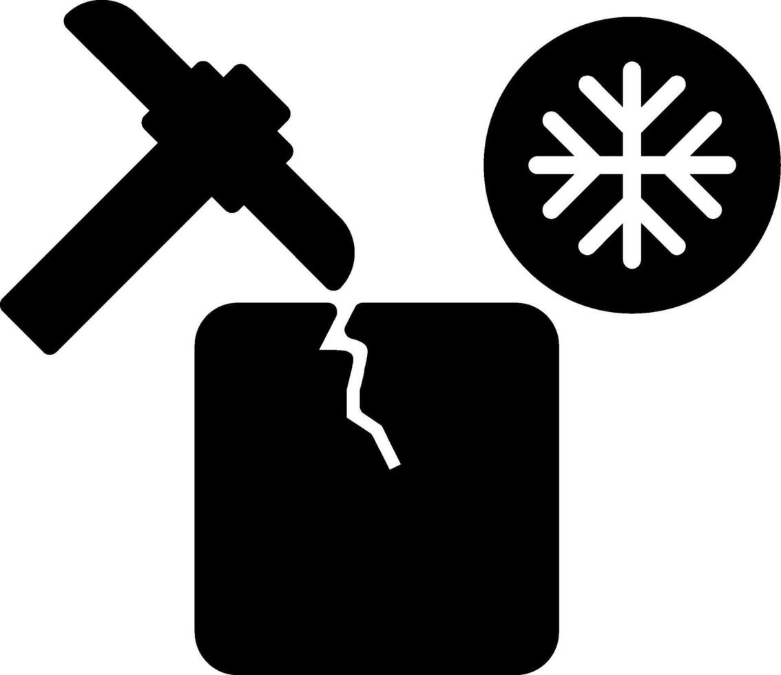 Ice Breaker Ship in Arctic Waters vector
