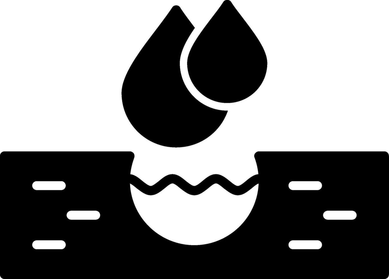 Universal Water Drop Symbol vector