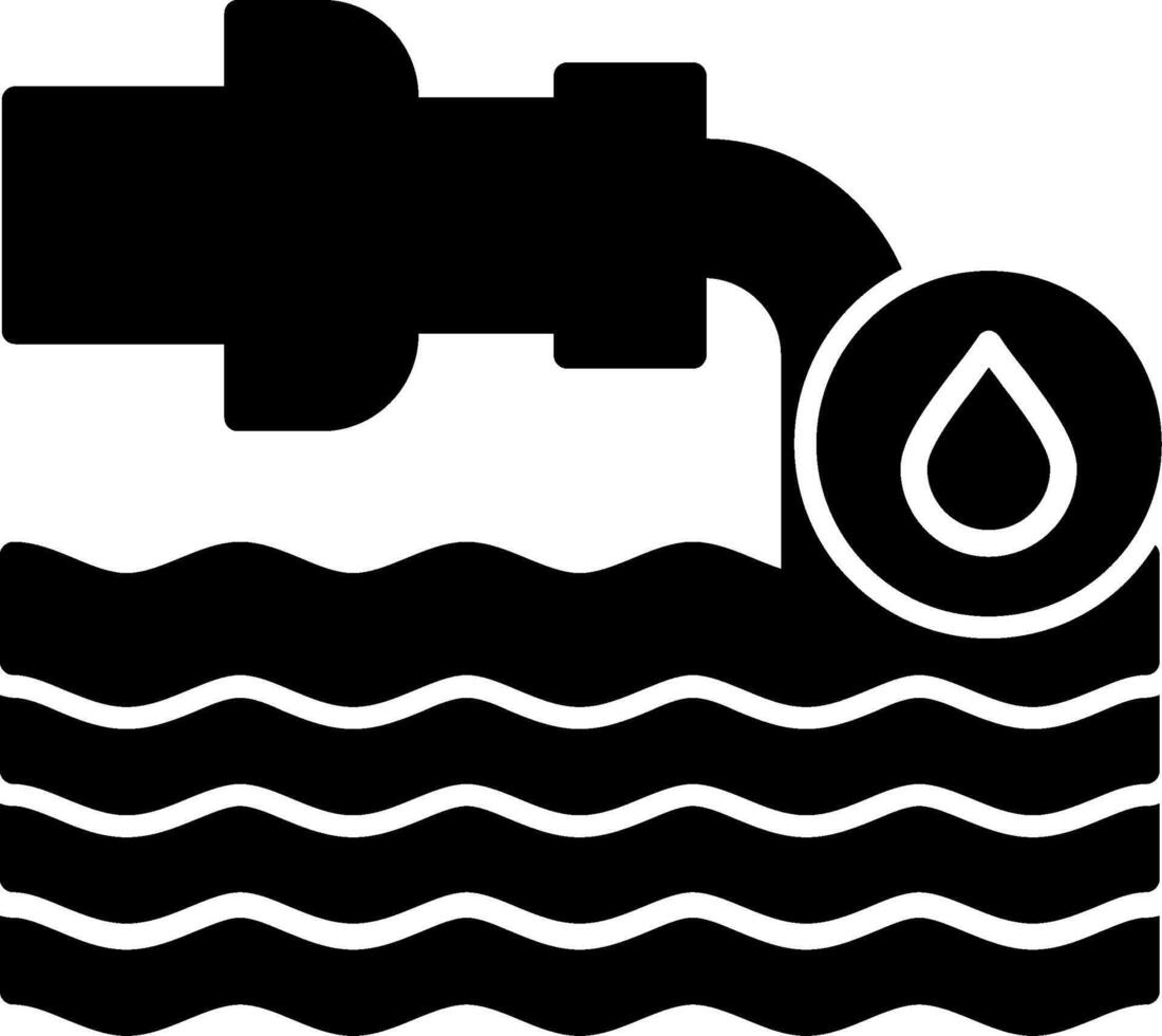 Potable Drinking Water Supply Icon vector