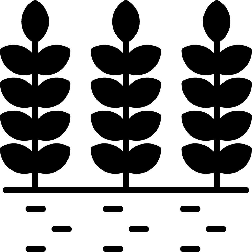 Agricultural Crops Needing Irrigation vector