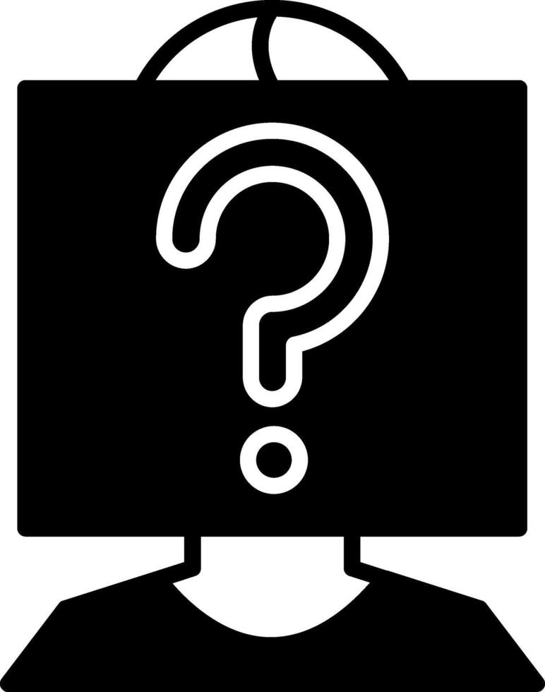 Obscured Female Face with Glasses vector