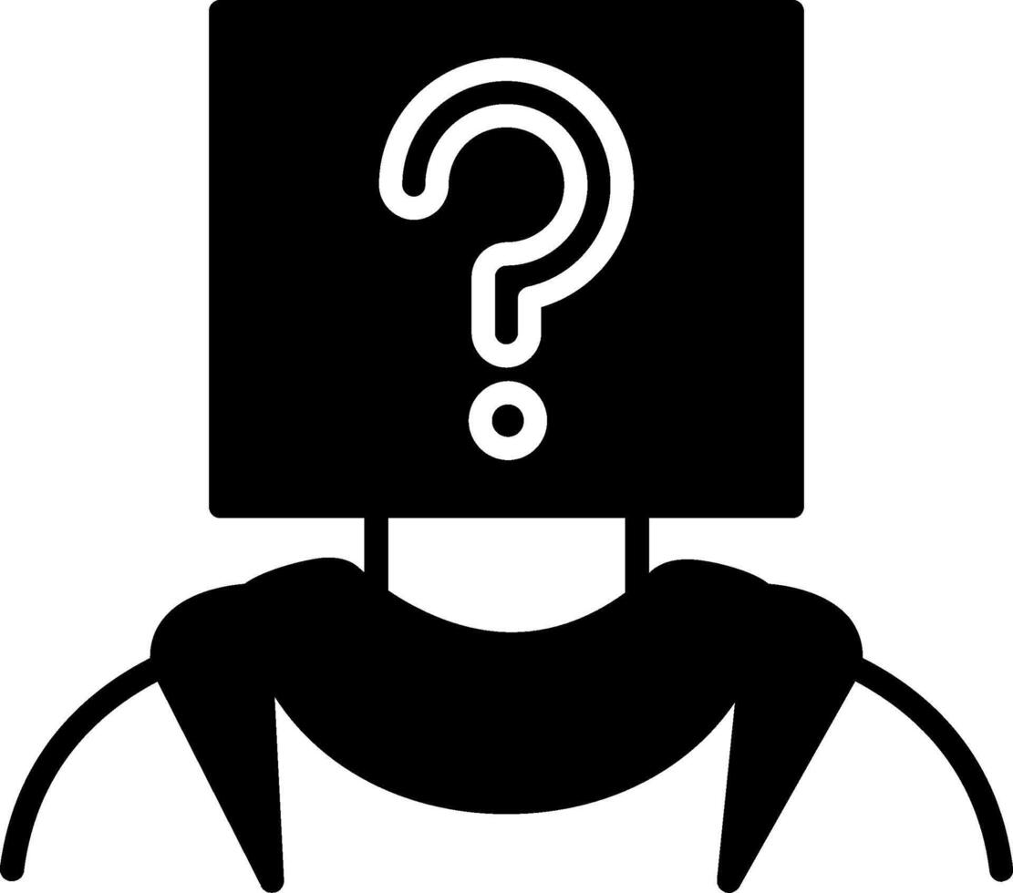 Encrypted Identity Man Symbol vector