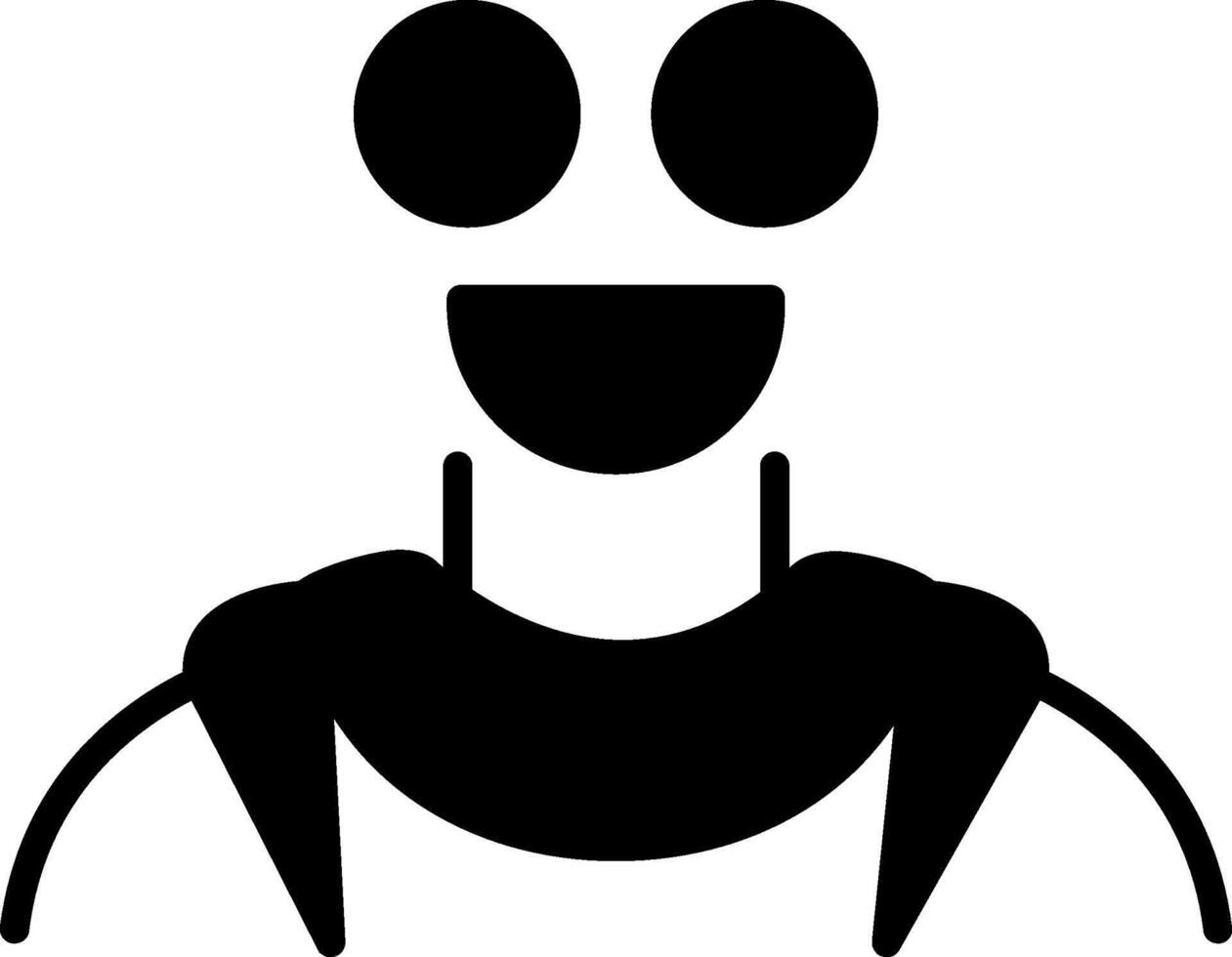 Cloaked Man with Hidden Features vector
