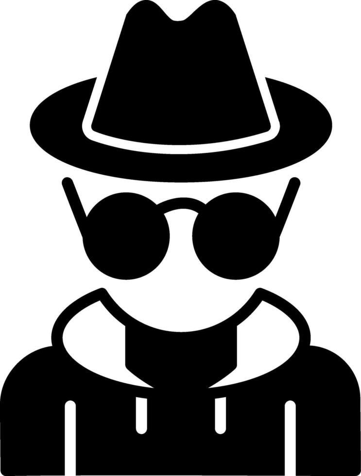 Hacker with Anonymity Mask vector