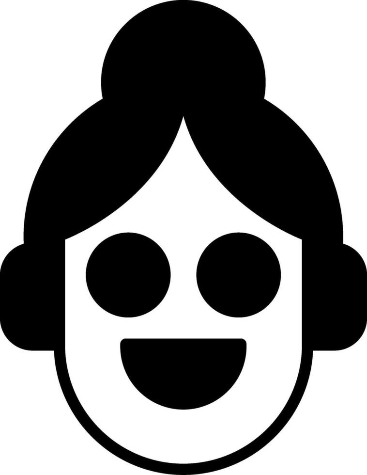 Digital Masked Female Presence vector
