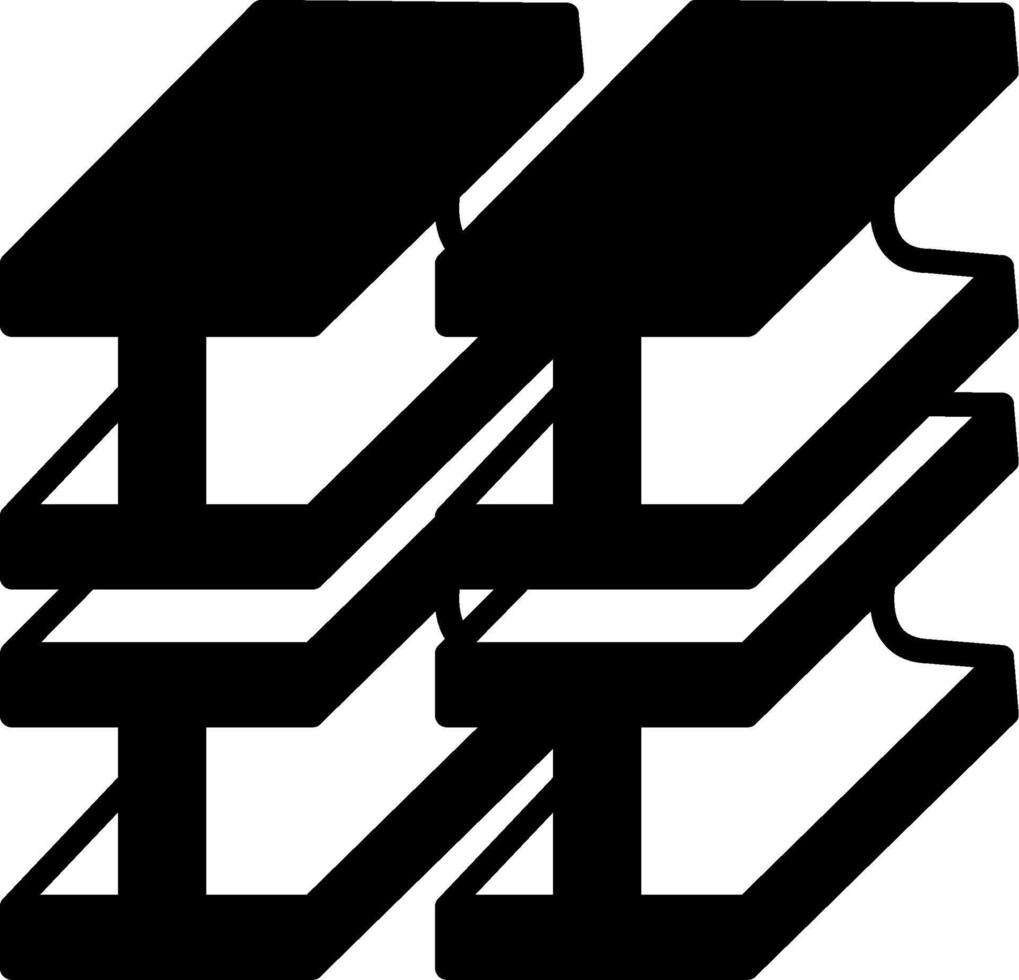 Rolled Industrial Steel Coils vector