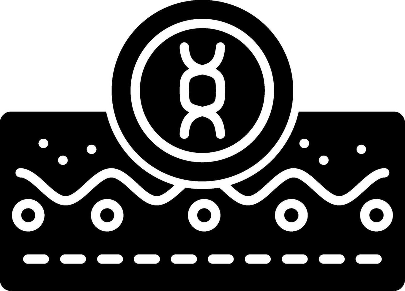 Genetic Beauty Trait Symbol vector