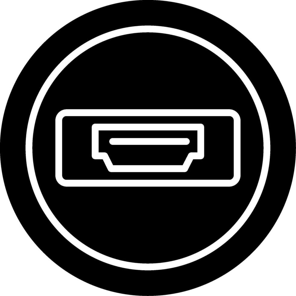 HDMI Display Output Port vector