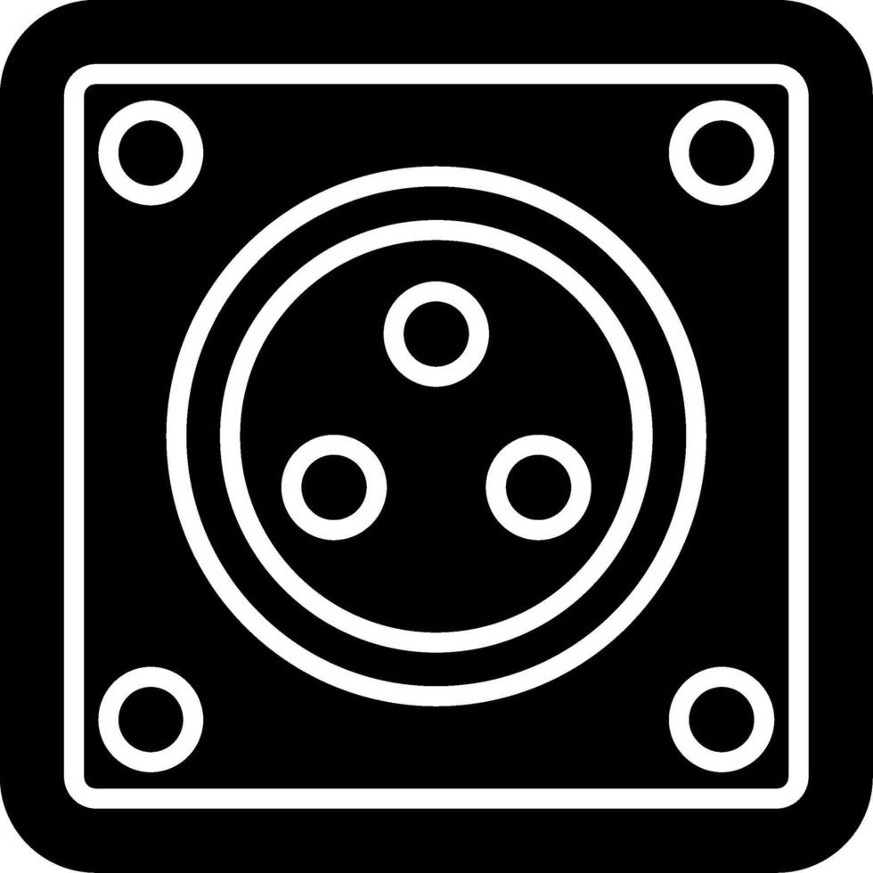Type E French Power Socket vector