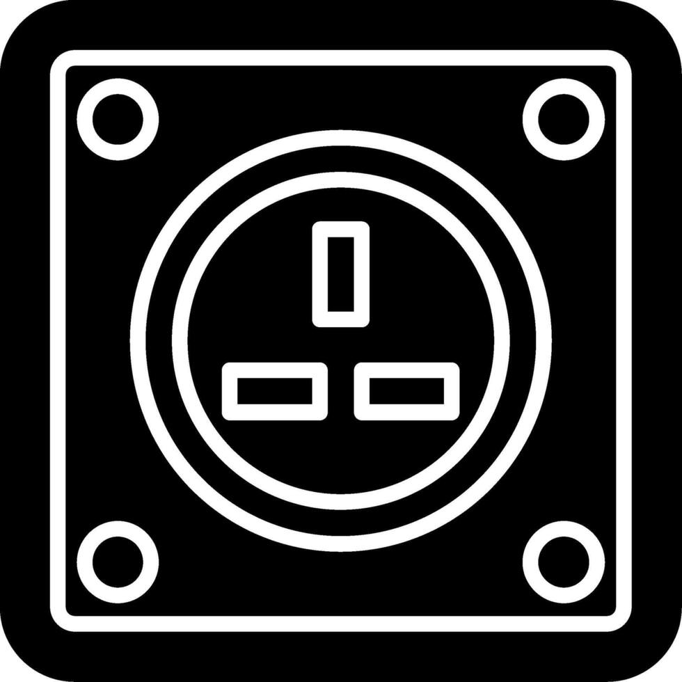 Type G UK Socket Connector vector