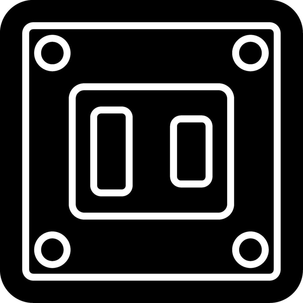 Type A American Flat Socket vector