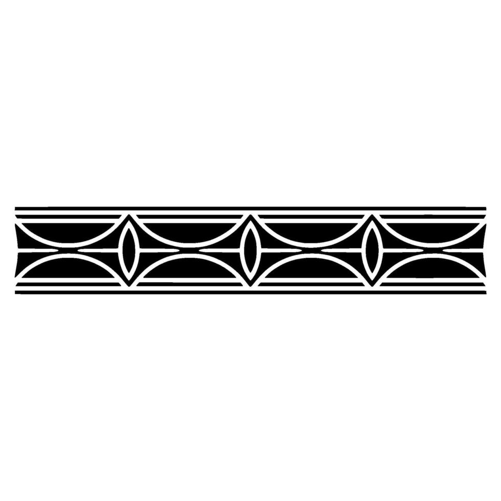 Geometric Black and White Band Element on a Gradient Background vector
