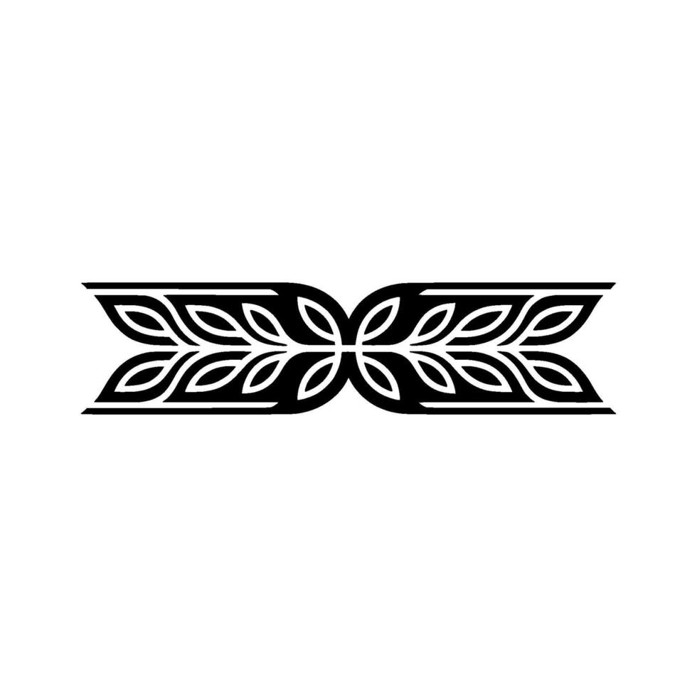 Elegant Minimalist Botanical Border vector