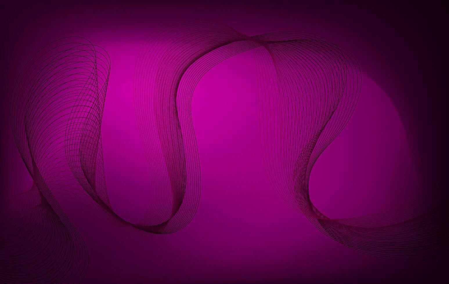Abstract Purple Wave Lines Background , Modern Gradient Flow Design vector