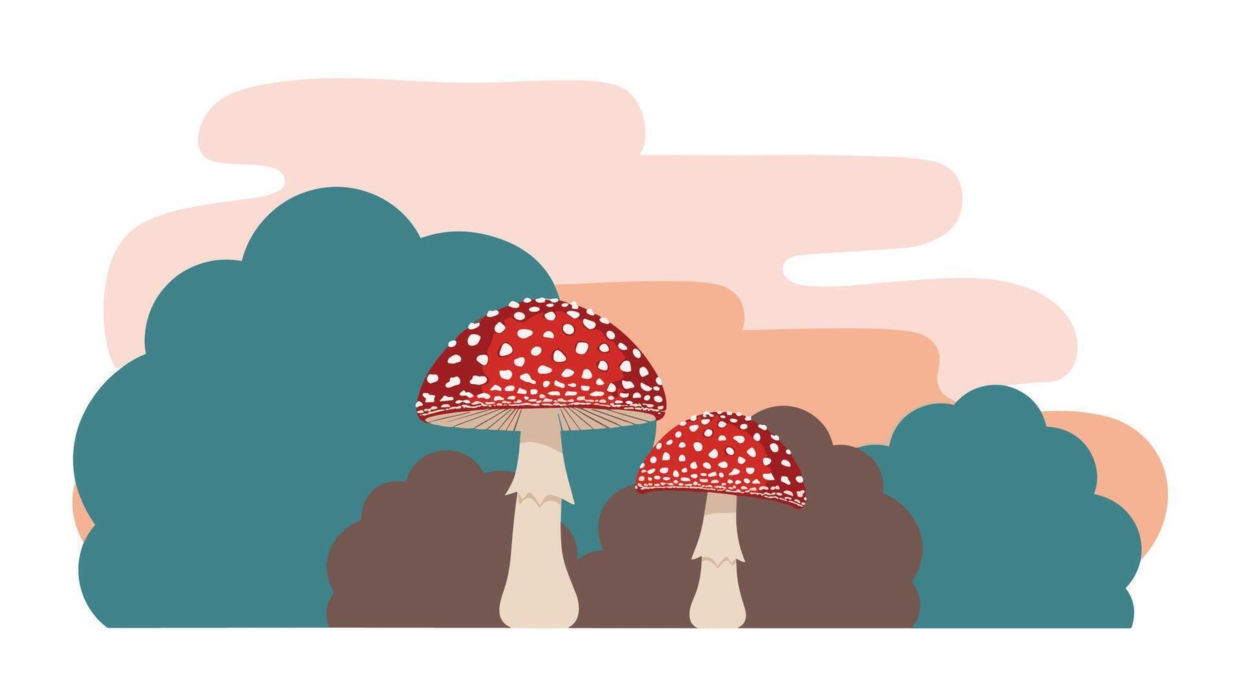 Exploring the Enchanting World of Fungi A Deep Dive into the Wonders of Mushrooms vector