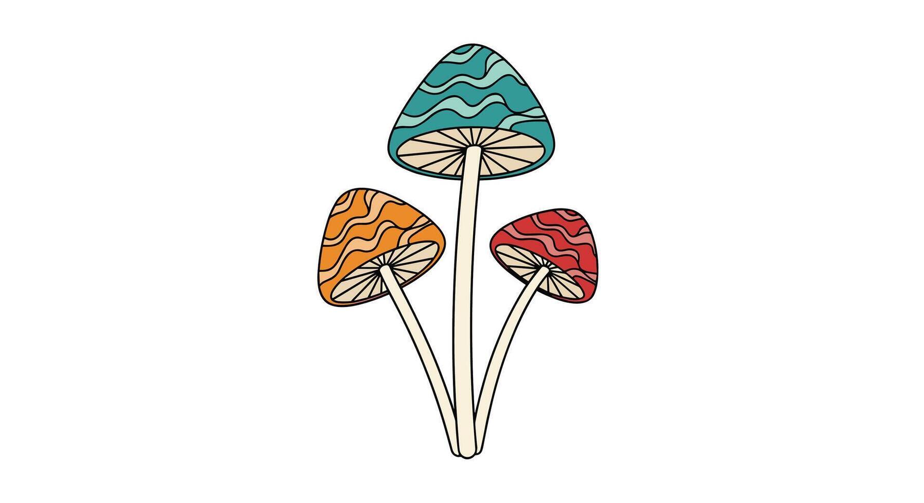 Exploring the Enchanting World of Colorful Mushrooms A Guide to Identifying and Appreciating Fungi vector