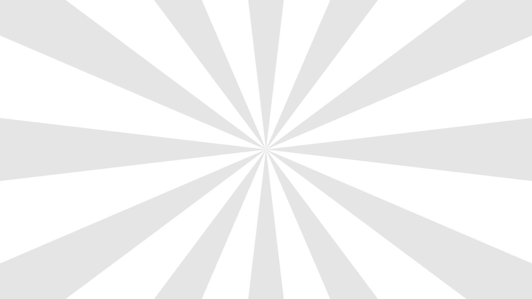 white background with simple grey sunburst design vector