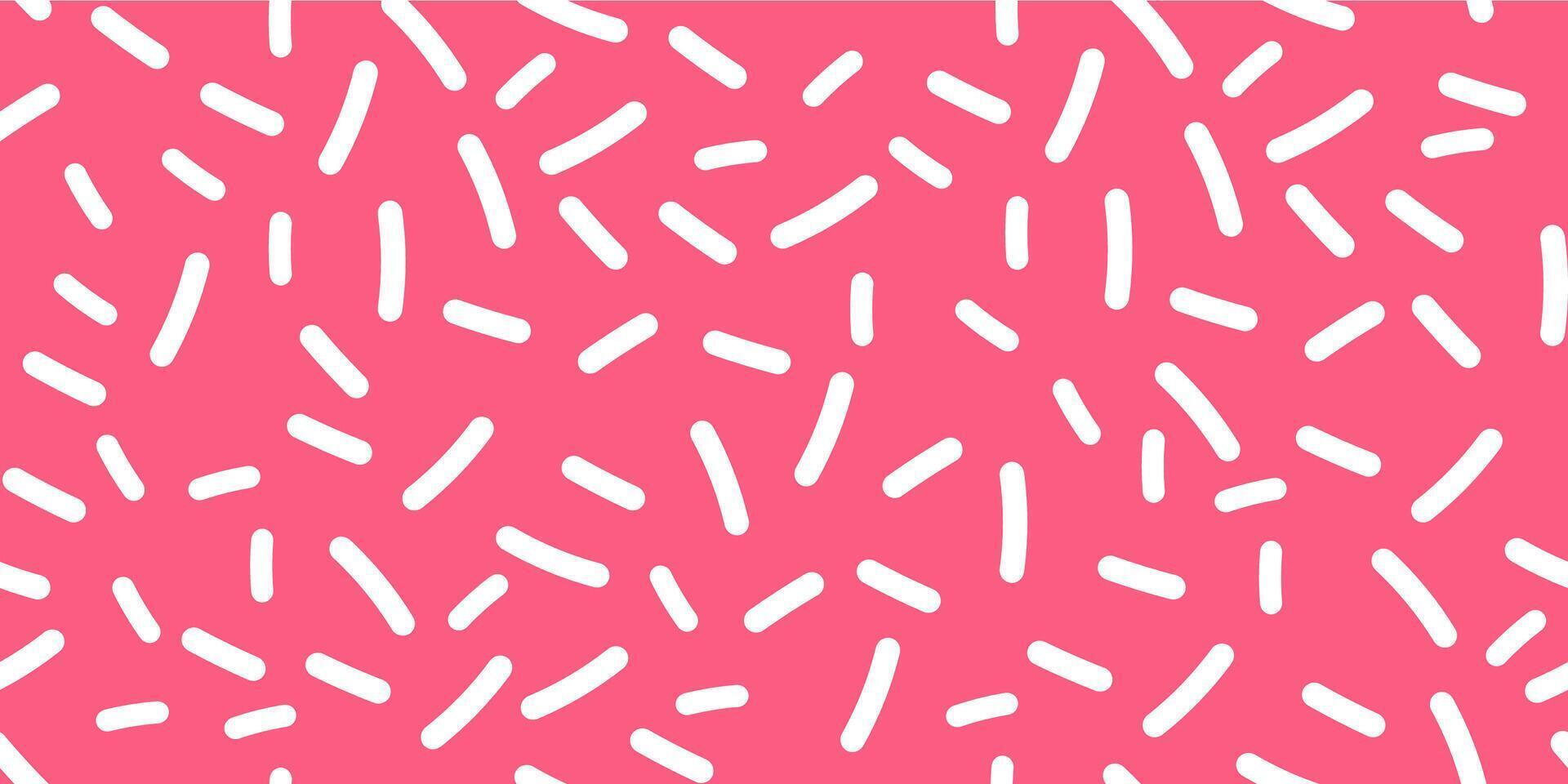 Donut Candy Glaze Texture Seamless Pattern with Rainbow Sprinkle Decoration Featuring Colorful Sugar Vermicelli and Background for Sweets Inspired Design in Dessert Theme Illustrations vector